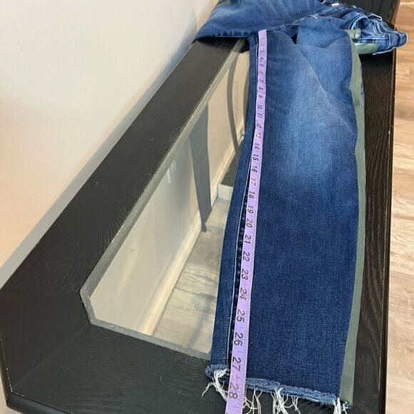 Kut from the Kloth Women's 10 Connie High Rise Ankle Skinny Jean Blue Stripe - Picture 13 of 13